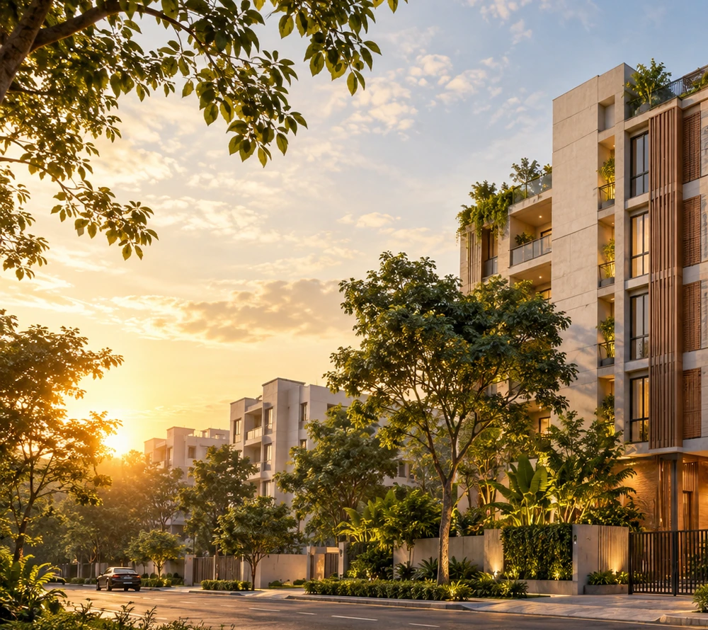 Contemporary residential setting and landscape inspiration
